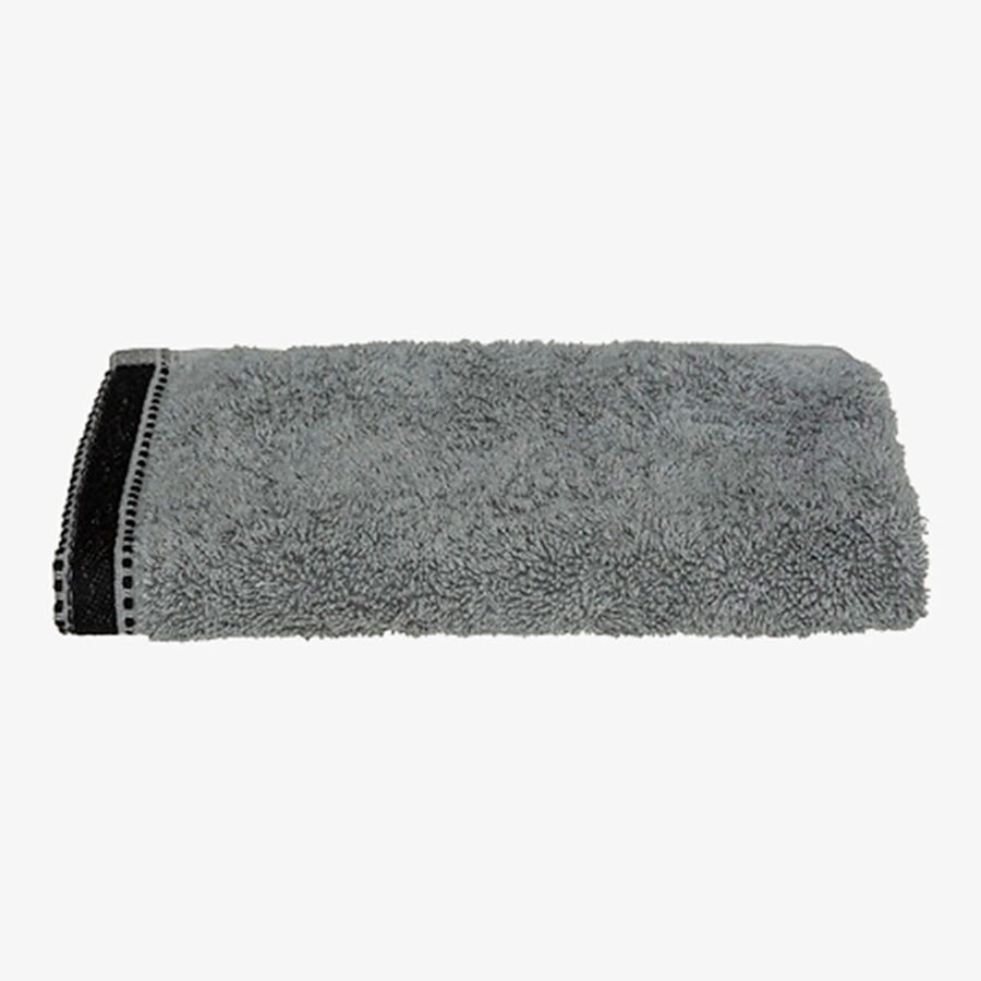 Toalla de tocador de algod&oacute;n gris Sena 30x50cm - 550 g/m&sup2;