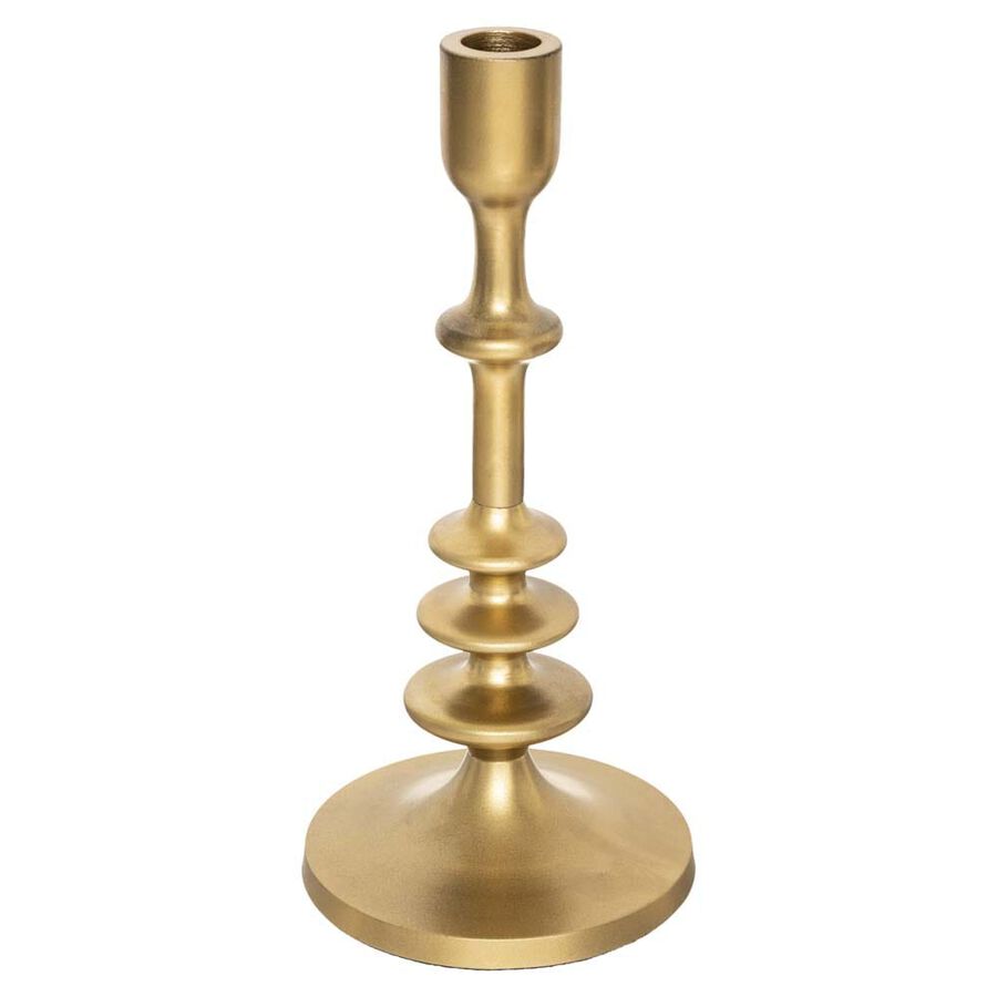 Candelabro de aluminio dorado Feel 26cm