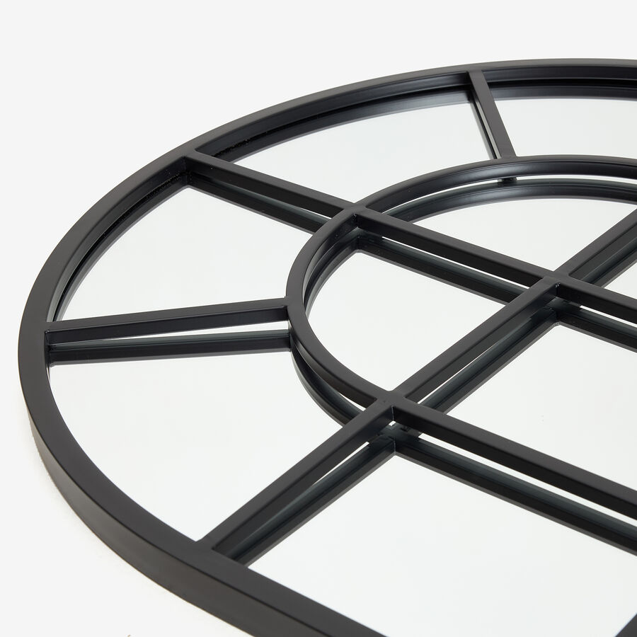 Espejo de pared cuadrado de metal estilo ventana 60x107cm