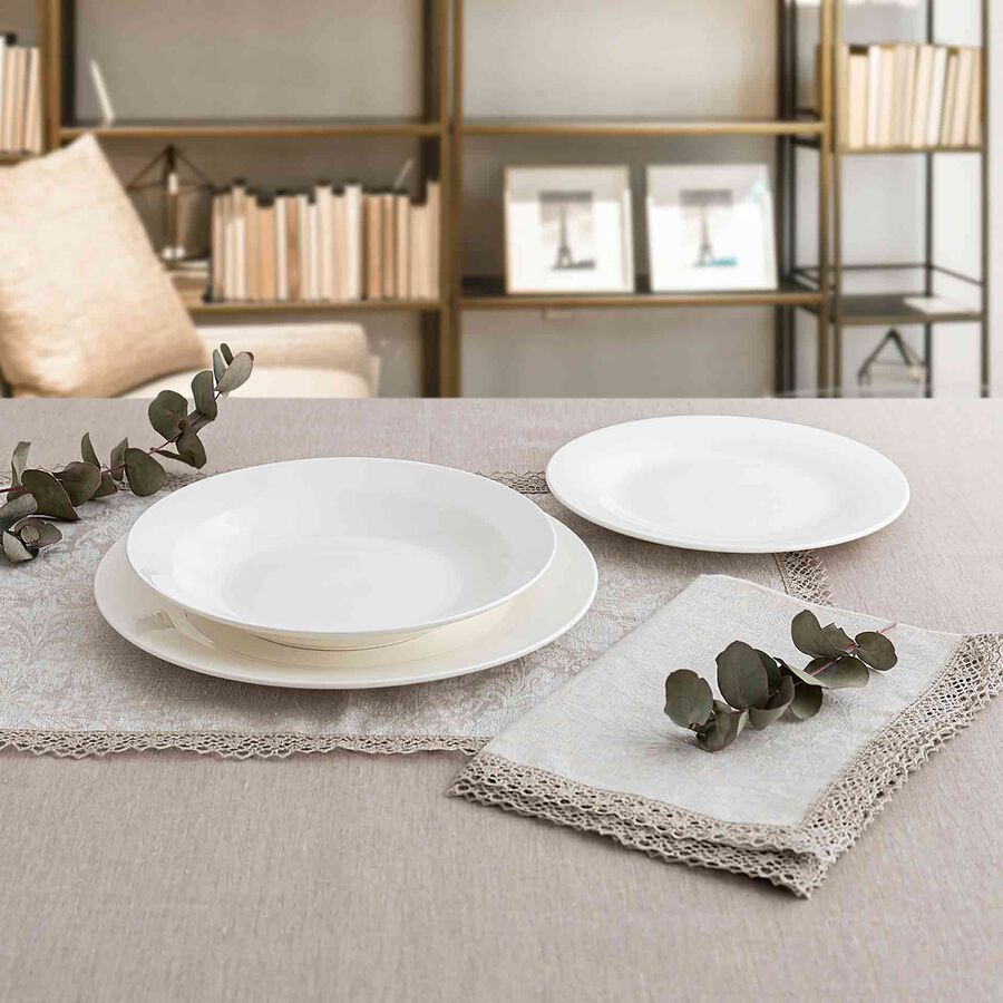 Plato llano porcelana blanca Vetra &Oslash;26cm 