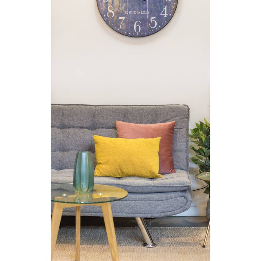 Sof&aacute; cama gris 181x92/109x84cm