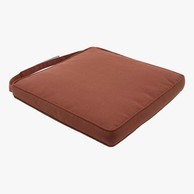 Cojin para silla de jard&iacute;n con velcro caoba Kairo 40x40cm