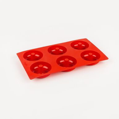 Molde 6 unidades rojo Doghnut - Lékué