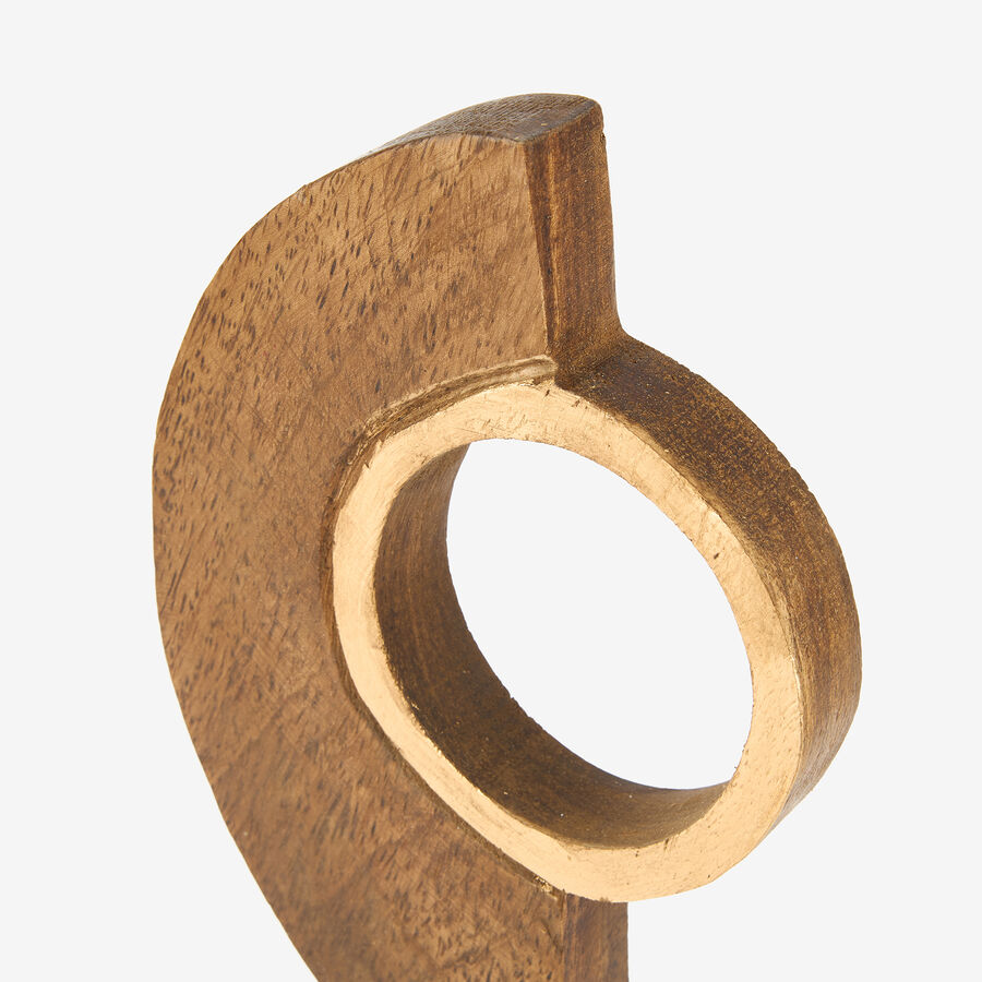 Figura decorativa de madera 36cm