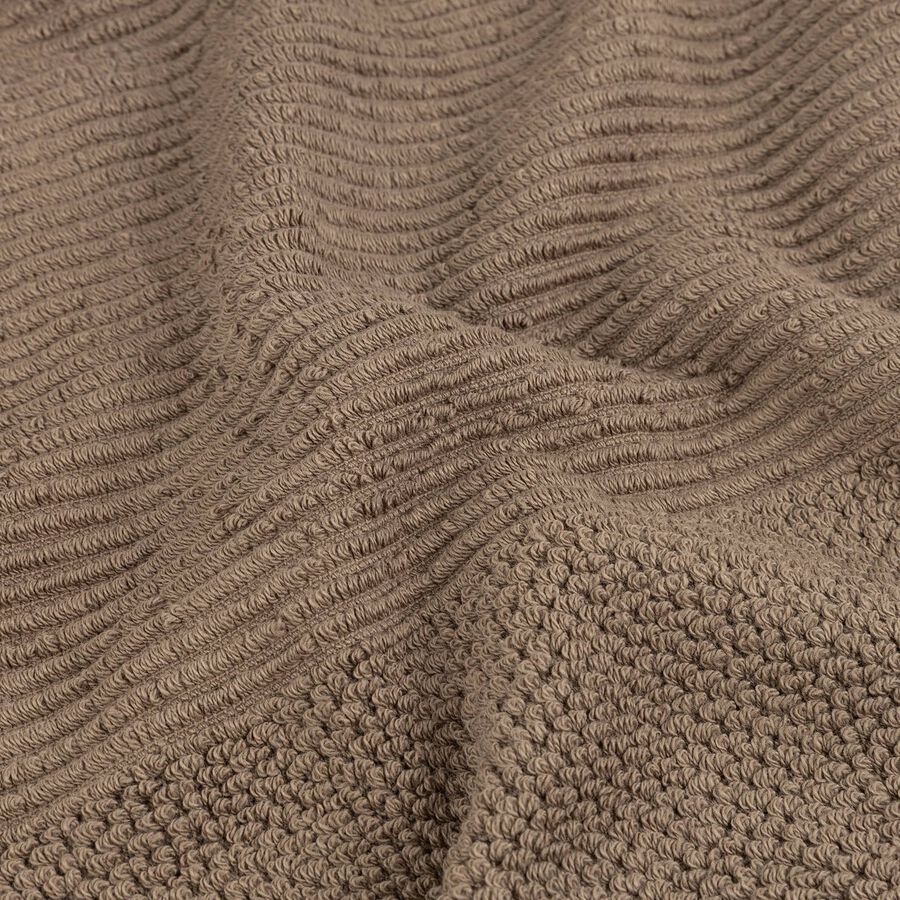 Set de 3 toallas de algod&oacute;n marr&oacute;n Bennetton