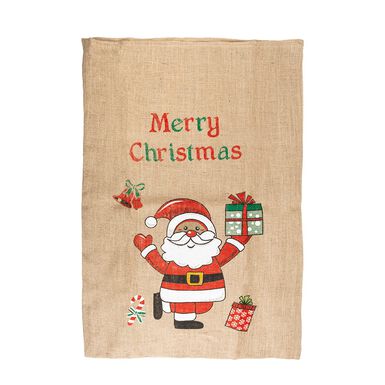 Saco Santa Claus marrón 60x90cm