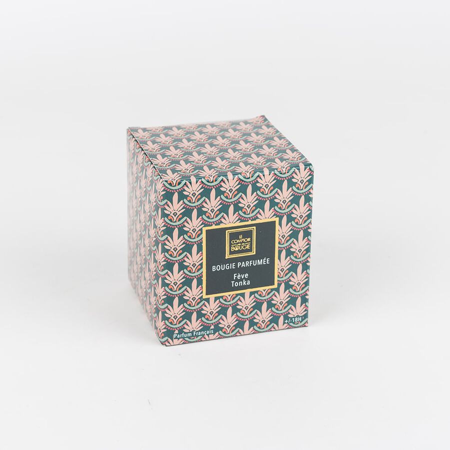 Vela perfumada en vaso de cristal