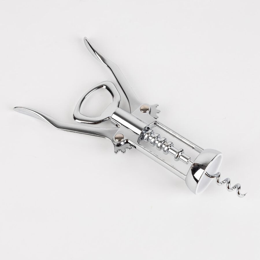 Sacacorchos doble palanca acero inoxidable