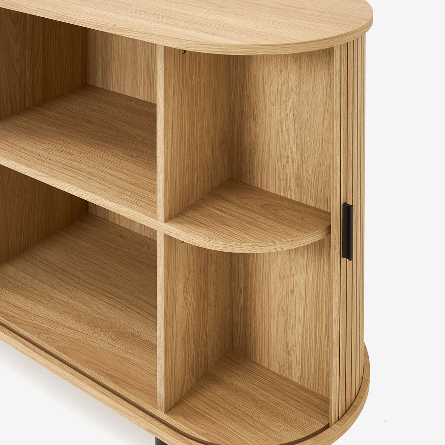 Aparador de madera MDF Medan 150x40x75cm