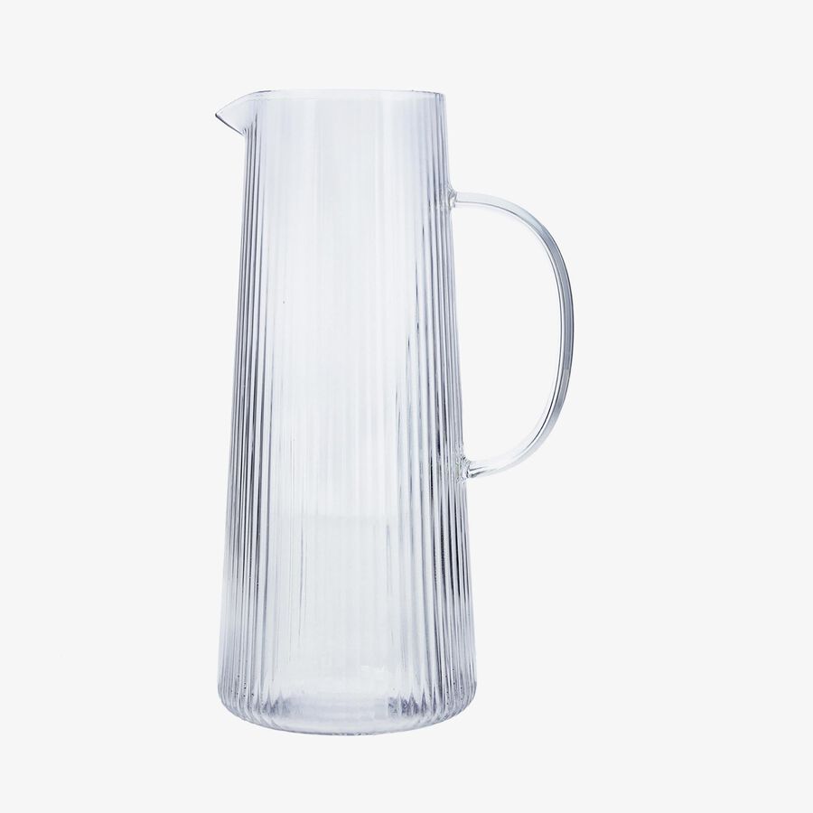 Jarra de vidrio de borosilicato con relieve Spritz 1,4l