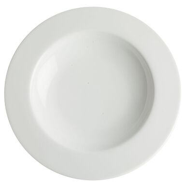 Plato hondo de porcelana White Carol 23cm