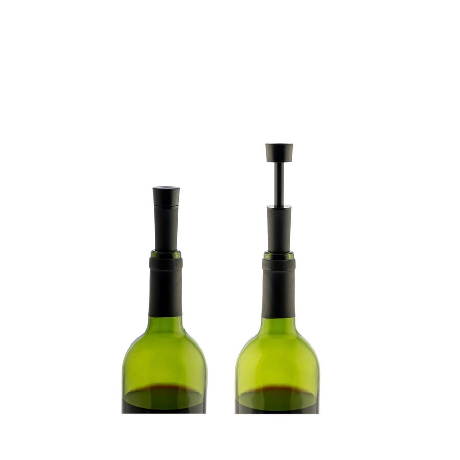 Tap&oacute;n de vino mini con bomba vacio 12x7cm