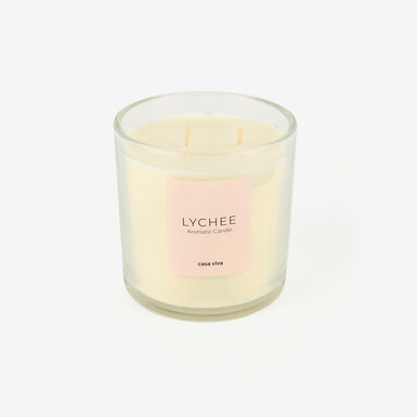 Vela arom&aacute;tica Lychee 450g &Oslash;11x11cm 