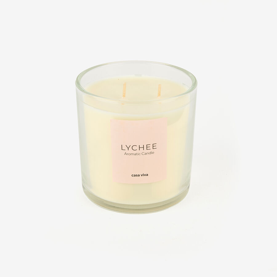 Vela arom&aacute;tica Lychee 450g &Oslash;11x11cm 