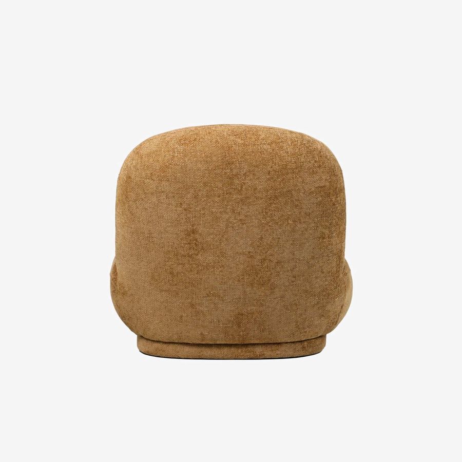 Butaca de algodón mostaza Aicha 85x82x77cm Clau&Chloe