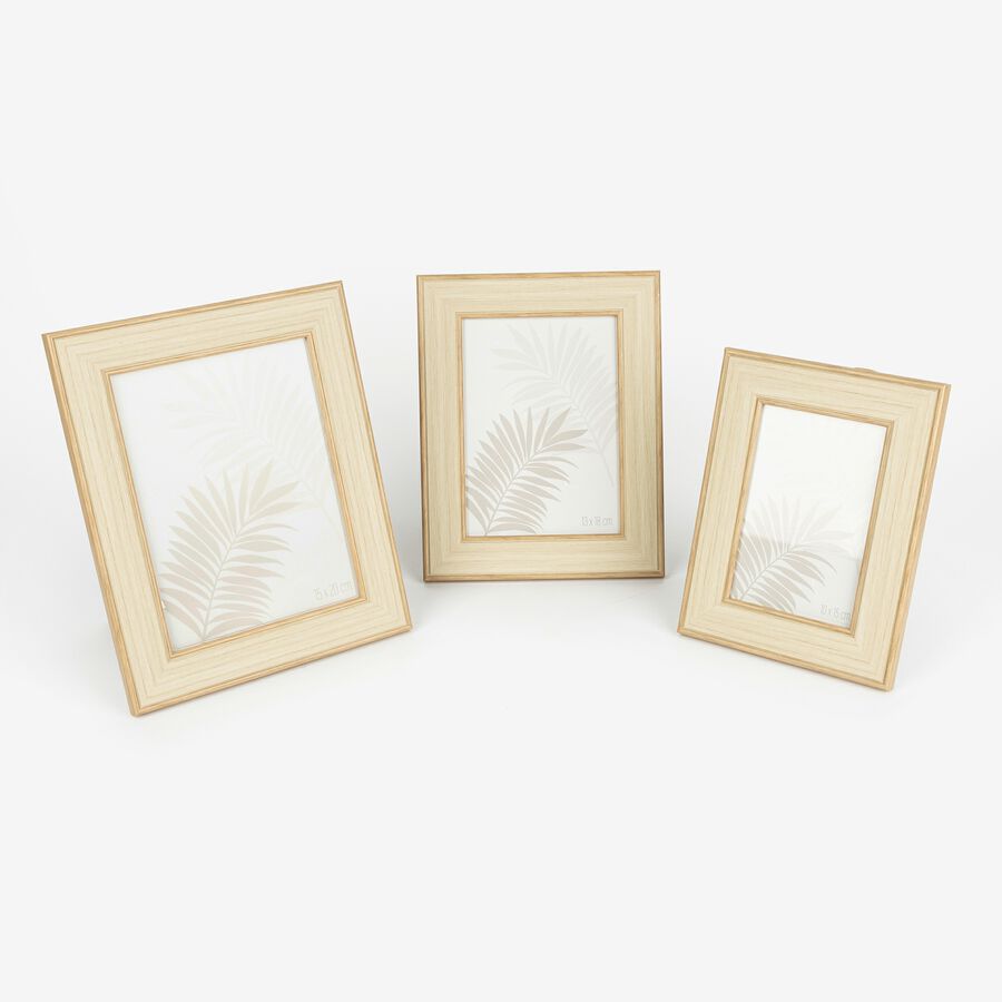 Marco de fotos efecto madera Blat 10x15cm