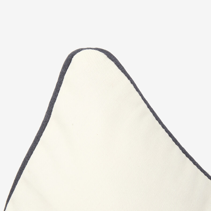 Funda de cojín de algodón Sailboat 45x30cm