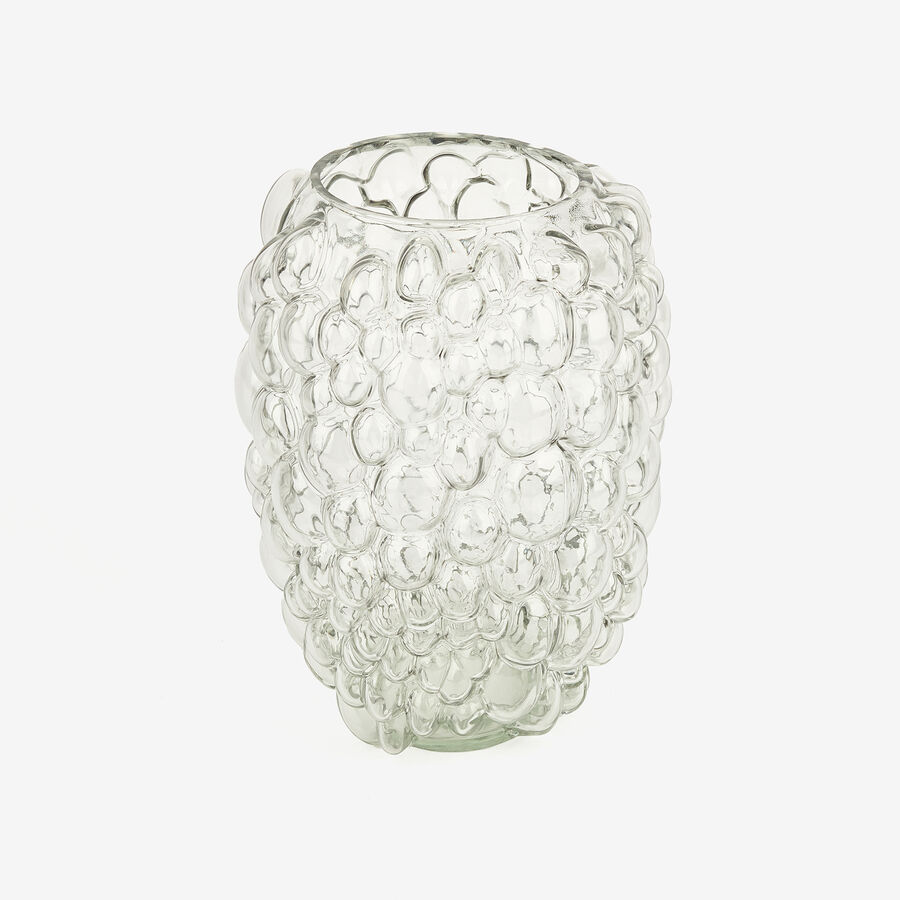 Jarrón de cristal Doria Ø17x24cm