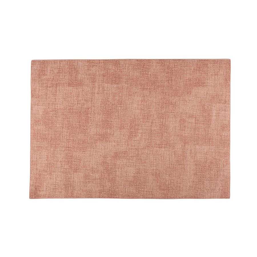 Mantel individual de doble cara rosa coral Tiffany 43x30cm - Guzzini