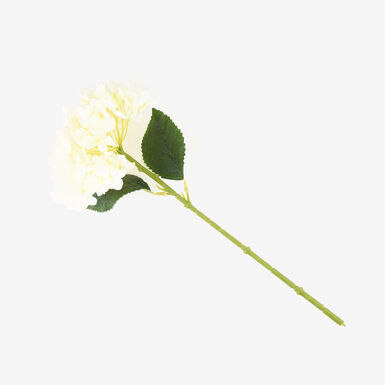 Flor artificial hortensia blanca 40cm