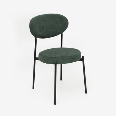 Silla de comedor verde oscuro Candela 49x53 Clau&Chloe