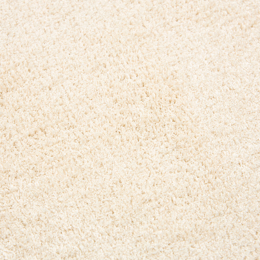 Alfombra de poli&eacute;ster beige 120x170cm