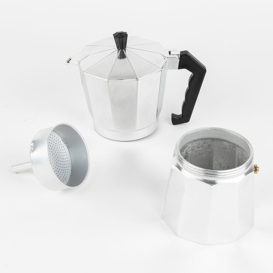 Cafetera 12 tazas de aluminio Bolonia