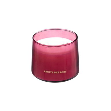 Vela arom&aacute;tica en vaso de cristal Frutos del Bosque 300g &Oslash;10x8cm