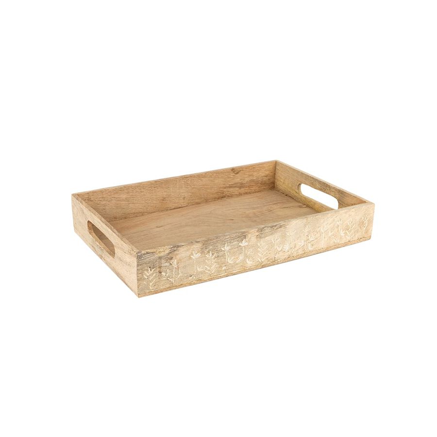 Bandeja para servir de madera