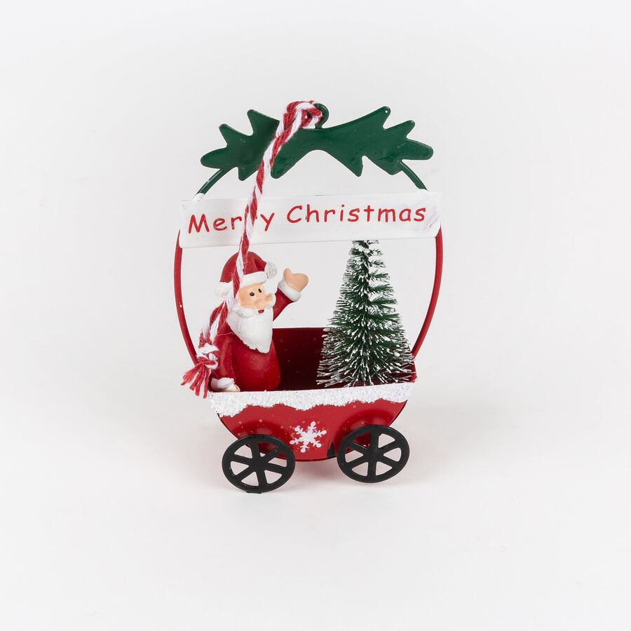 Figura decorativa carroza Navidad 10cm en varios modelos