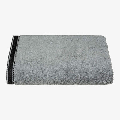 Toalla de ducha de algod&oacute;n gris Sena 70x130cm - 550 g/m&sup2;