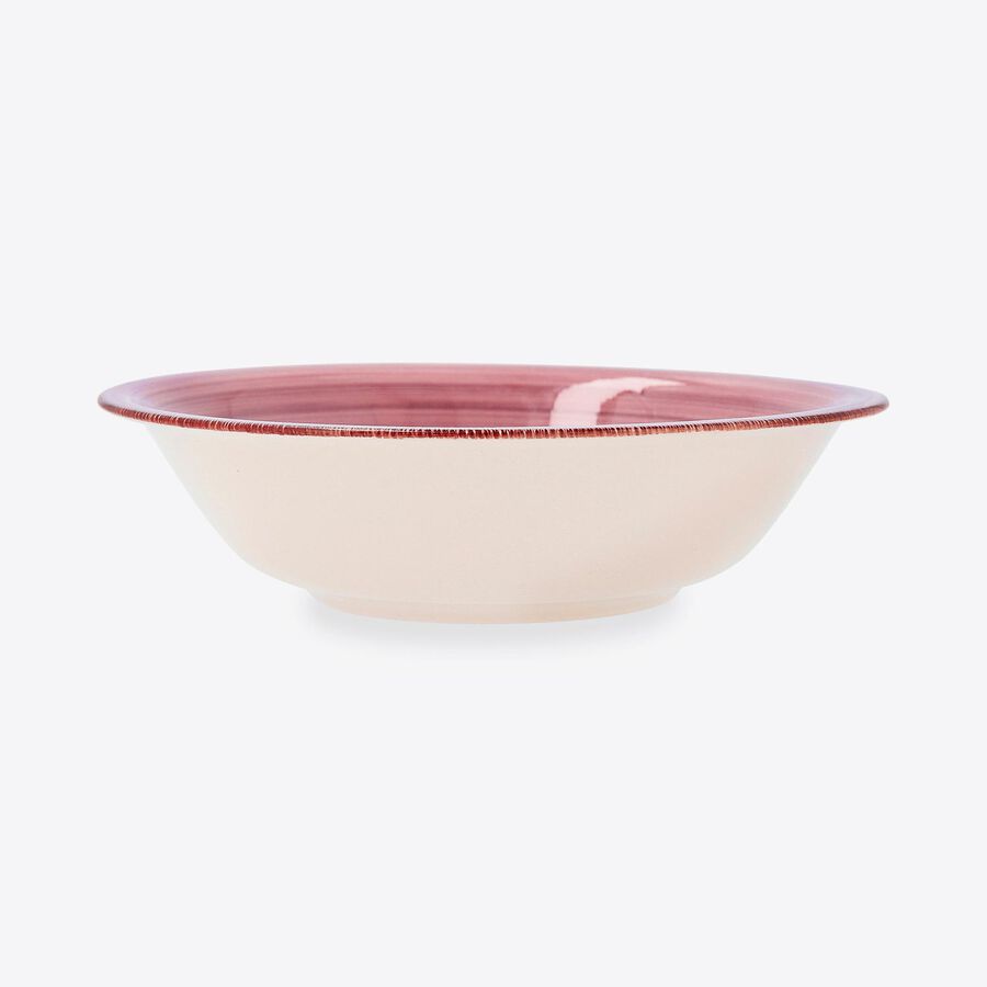 Ensaladera rosa de gres Vita &Oslash;23cm