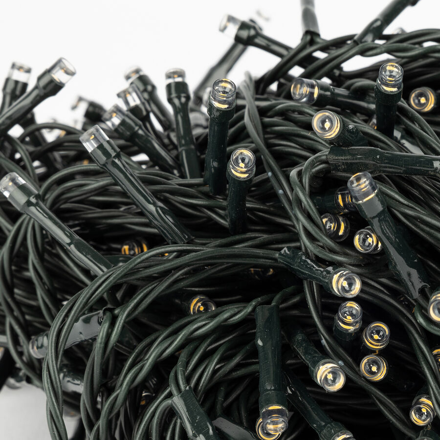 Guirnalda de luces exterior 320 LEDs luz cálida 27m