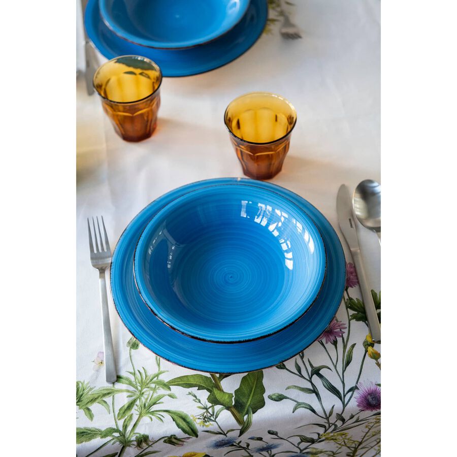 Vajilla de 18 piezas de gres Vita en varios colores