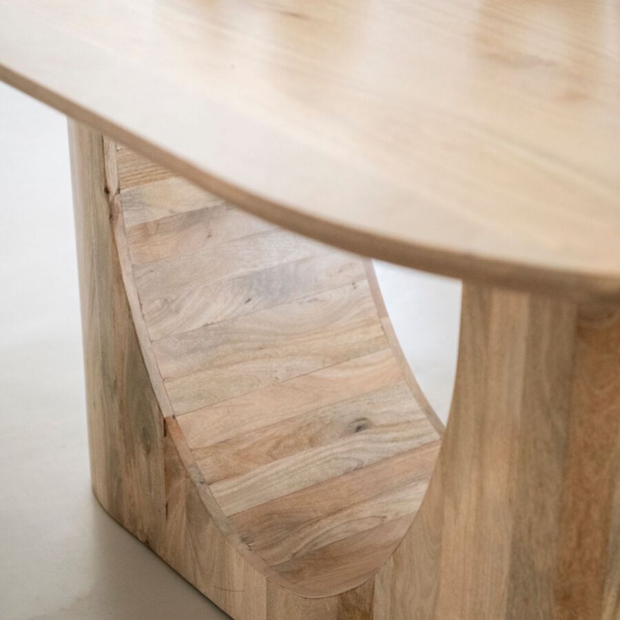 Mesa de comedor de madera de mango Chicago 180x100x76cm Clau&Chloe