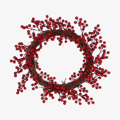 Corona de frutos rojos 50cm