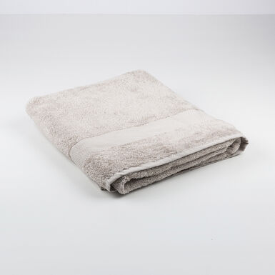 Toalla de ducha de algodón beige Vic 70x140cm - 500 gr/m²