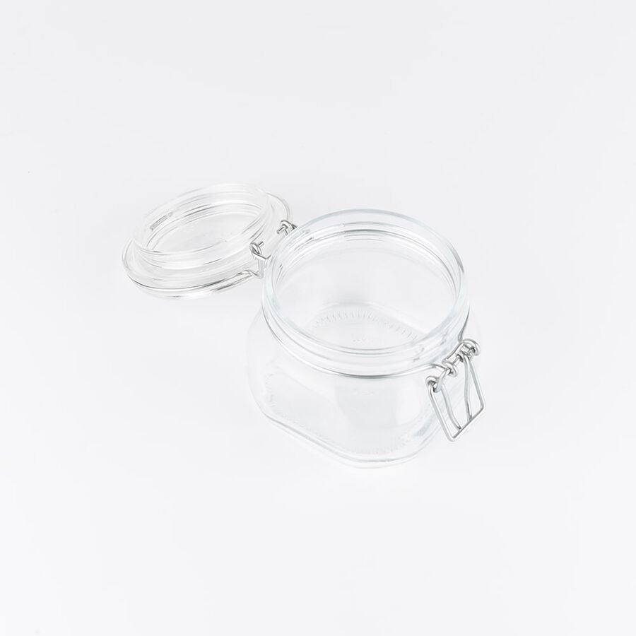 Bote de cristal hermético pequeño
