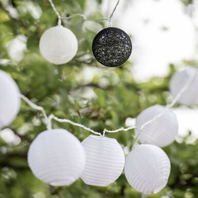 Guirnalda Luminosa 20 Farolillos Blancos