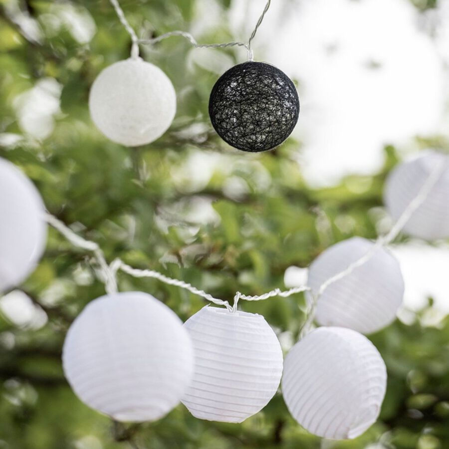 Guirnalda Luminosa 20 Farolillos Blancos