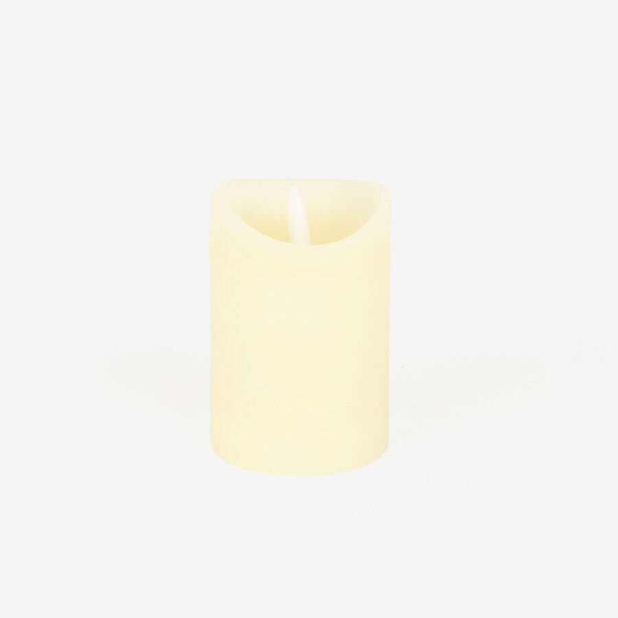 Vela LED crema 7x10cm