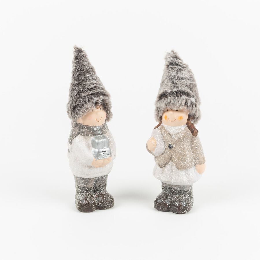 Ni&ntilde;o de cer&aacute;mica de Navidad 18cm en varios modelos