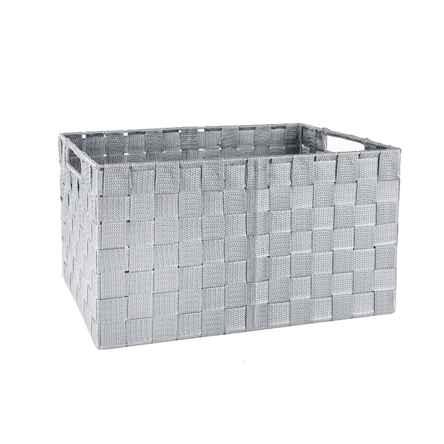 Contenedor con asas trenzado Aran 33x23x18cm