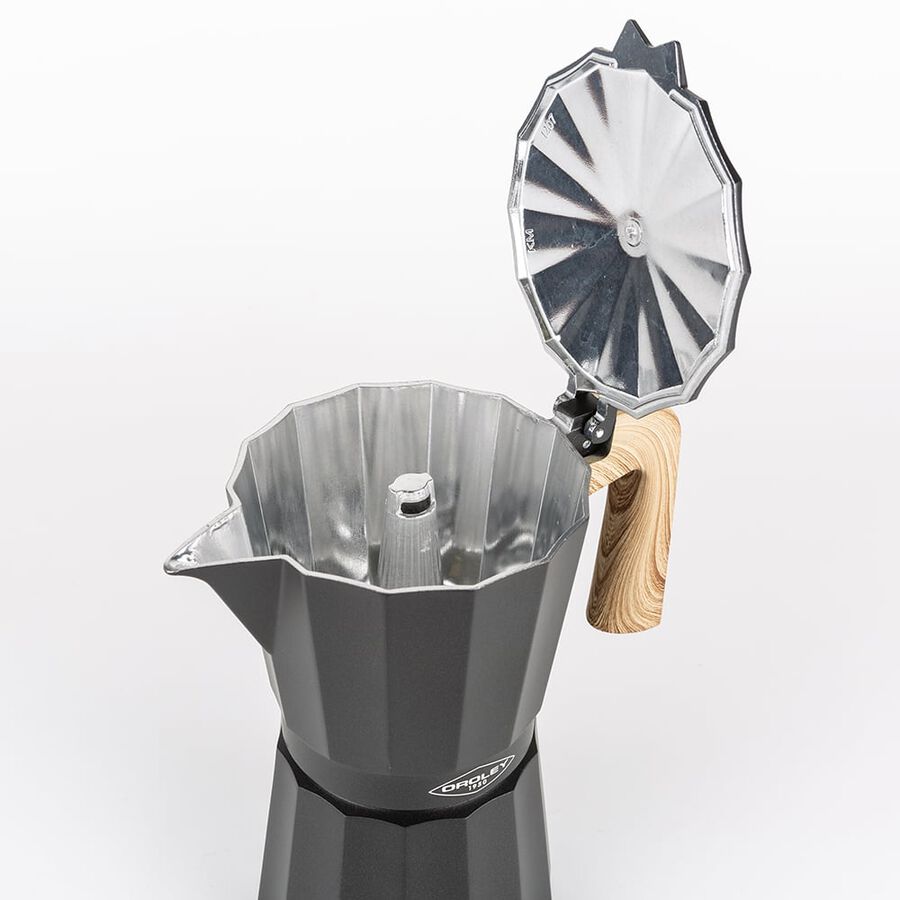 Cafetera de aluminio Dakar Nature en varias medidas