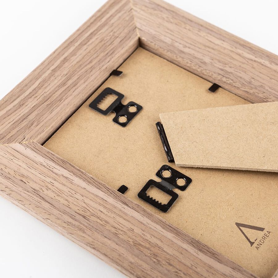 Marco de fotos madera oscura 10x15cm