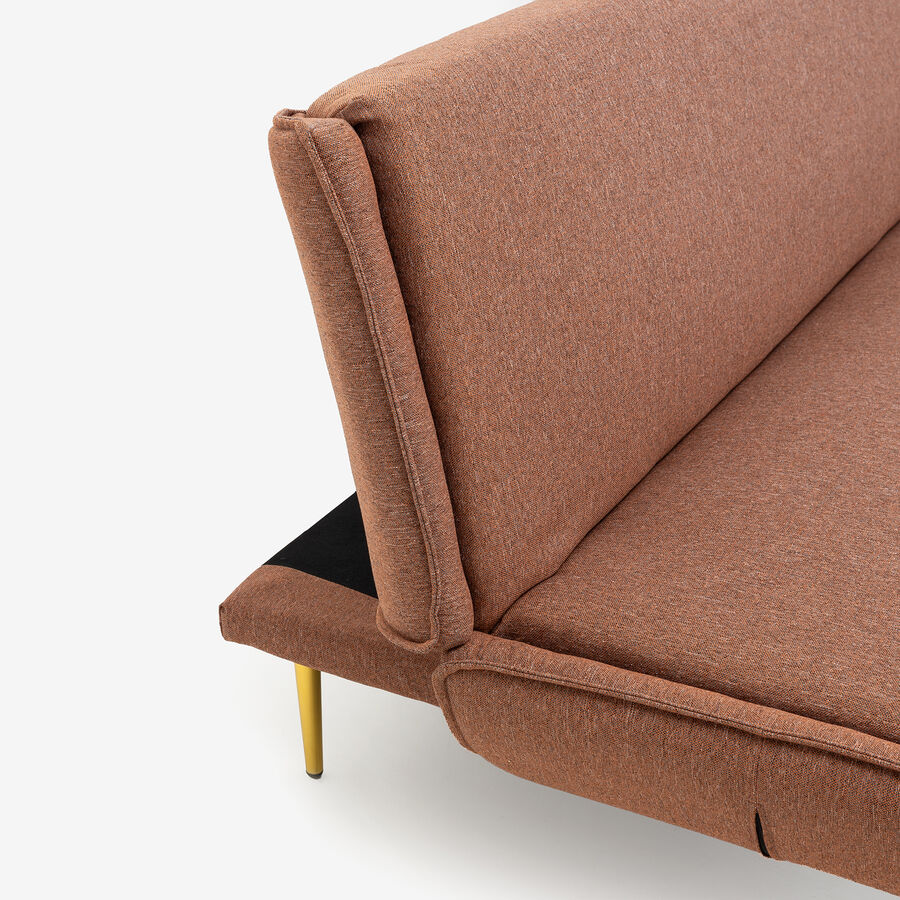 Sofá cama de 2 plazas terracota Manati 190x92x80cm