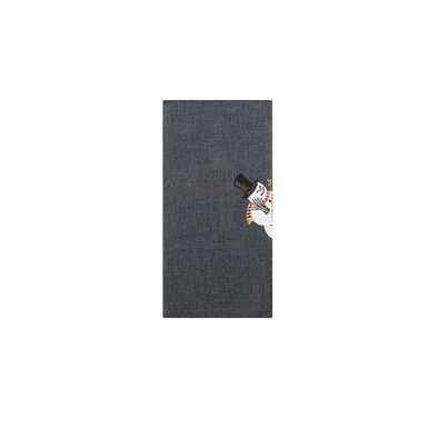 Servilleta gris muñeco nieve 45x45cm