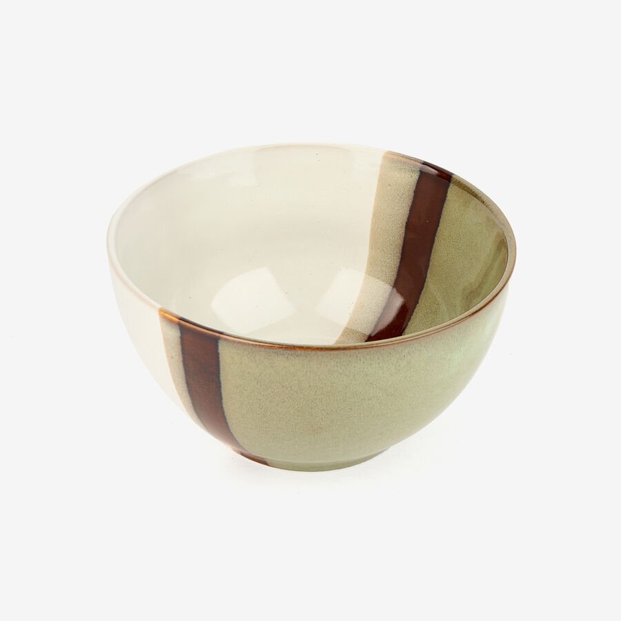 Bol de cerámica caqui Sotres 69cl Ø14cm