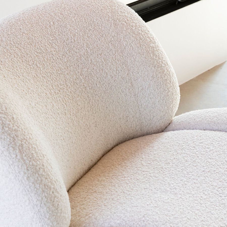 Butaca blanca Telma 82x91x75cm Clau&Chloe