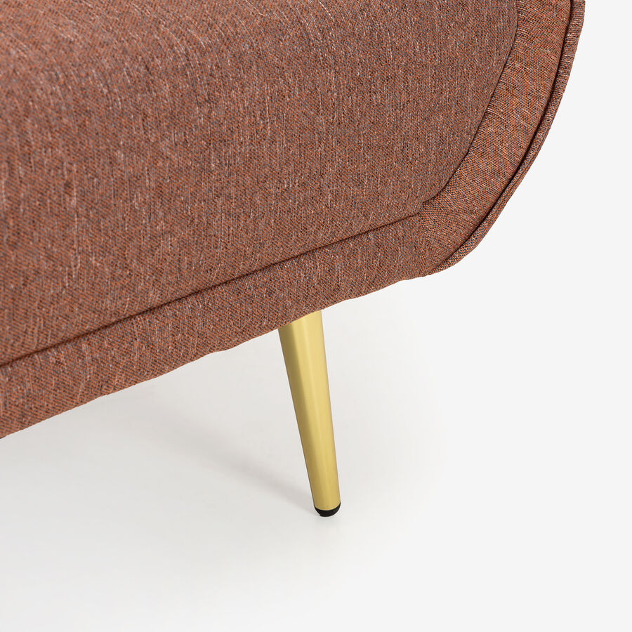 Sofá cama de 2 plazas terracota Manati 190x92x80cm